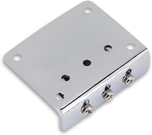 aqxreight 3 String Guitar Bridge Replacement for Cigarbox Electric Guitars Gold Finish Fixed Bridge with Adjustable Saddles in Saudi Arabia