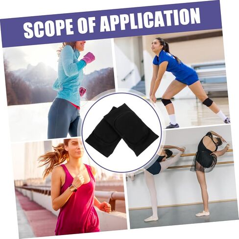 POPETPOP 1Pair Dance Knee Pads for Women Breathable Wear Resistant Brace Stylish Protective Support for Yoga Fitness and Sports Activities Suitable for Daily Use Comfortable Fit in Saudi Arabia