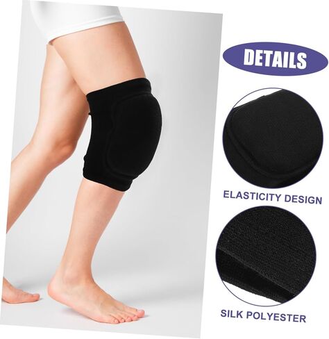 POPETPOP 1Pair Dance Knee Pads for Women Breathable Wear Resistant Brace Stylish Protective Support for Yoga Fitness and Sports Activities Suitable for Daily Use Comfortable Fit in Saudi Arabia