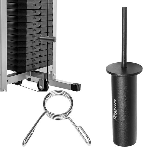 AHTAPFON Weight Stack Pin with 1 x Spring Clip,Weight Extender Pin,Fits Add 2" Weight Plates for Cable Machine,Fitness Equipment for Home Gym in Saudi Arabia