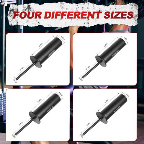 AHTAPFON Weight Stack Pin with 1 x Spring Clip,Weight Extender Pin,Fits Add 2" Weight Plates for Cable Machine,Fitness Equipment for Home Gym in Saudi Arabia