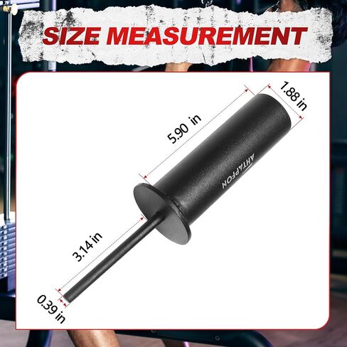 AHTAPFON Weight Stack Pin with 1 x Spring Clip,Weight Extender Pin,Fits Add 2" Weight Plates for Cable Machine,Fitness Equipment for Home Gym in Saudi Arabia
