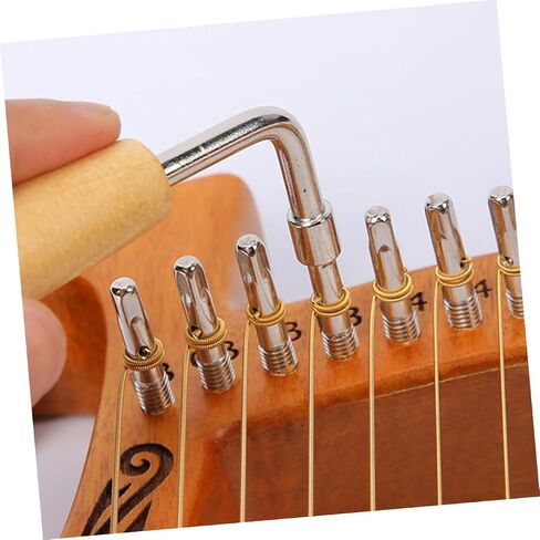 Kisangel Lyre String Set Full Replacement Kit Harp Tuning Wrench Lyre Harp Accessories Professional Tuning in Saudi Arabia