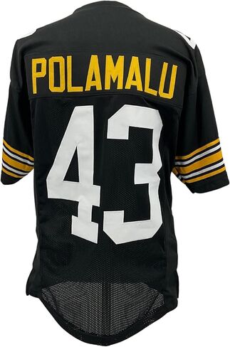 Troy Polamalu Jersey Old Number Black Pittsburgh | Unisex Adult Sizes S-5XL Custom Unsigned Sewn Stitched in Saudi Arabia