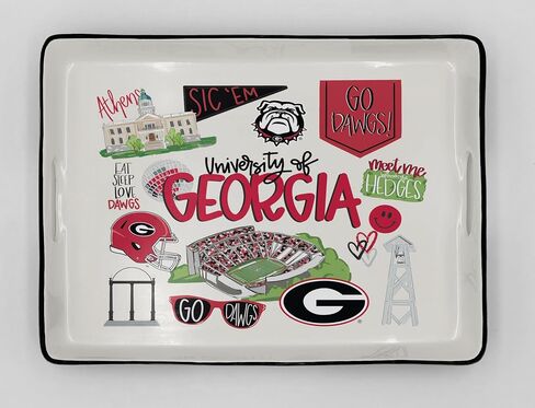 NCAA Loco Fan Large Serving Tray w/Handles in Saudi Arabia