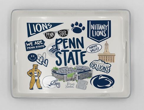 NCAA Loco Fan Large Serving Tray w/Handles in Saudi Arabia