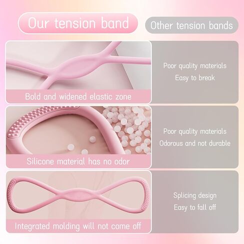 Figure 8 Resistance Band, Figure 8 Resistance Bands for Women Men, 25 lbs Keep Resistance BandFigure 8 for Working Out, Arm, Back, Fullbody Yoga Pulling Rope, Elastic Stretch Bands in Saudi Arabia