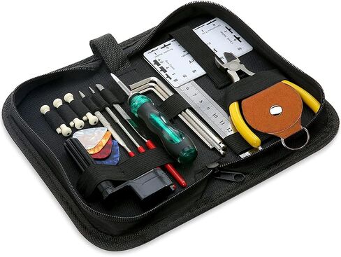 Jus Lavo All-in-One Guitar Maintenance Set, Essential Guitar Tools for Professionals, Comprehensive Guitar Setup Kit, Premium Guitar Tool Kit for Acoustic and Electric Instruments in Saudi Arabia