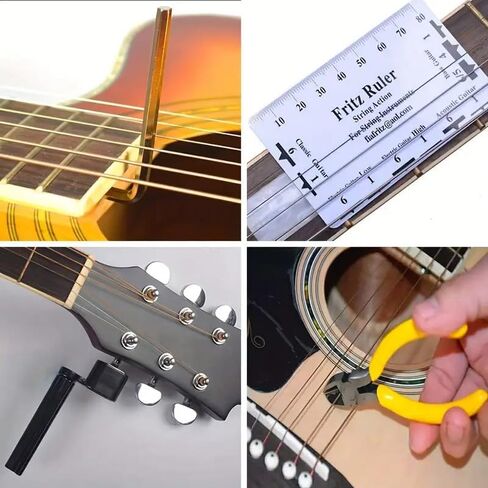 Jus Lavo All-in-One Guitar Maintenance Set, Essential Guitar Tools for Professionals, Comprehensive Guitar Setup Kit, Premium Guitar Tool Kit for Acoustic and Electric Instruments in Saudi Arabia