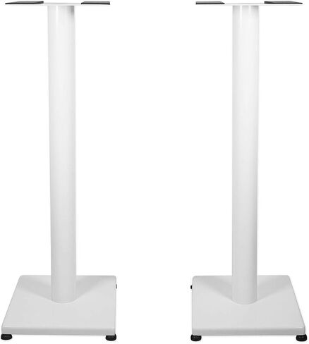 Rockville Pair RS29W V2 29-Inch Steel Bookshelf Speaker/Studio Monitor Stands, 60 lbs Capacity, Anti-Vibration Foam, Cable Management, for Home Audio and Studio Monitoring in Saudi Arabia