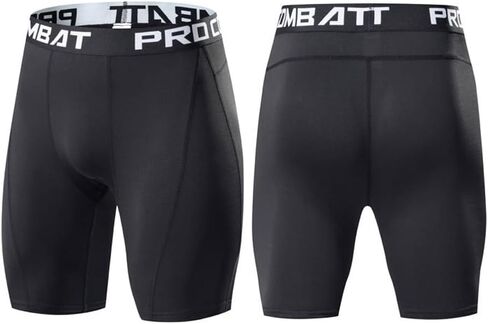 Compression Shorts for Men Spandex Sport Shorts Athletic Workout Running Performance Baselayer Underwear in Saudi Arabia