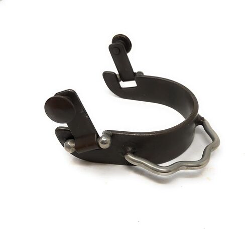AJ Tack Ladies Antique Brown Three Cross Bumper Spurs in Saudi Arabia