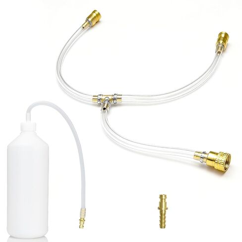 مجموعة تنزف التوجيه الهيدروليكي Seastar للقوارب، أداة نزيف التوجيه الهيدروليكي الاحترافية Seastar مع خرطوم PU وتركيبات نحاسية لصيانة نظام التوجيه الهيدروليكي Sea Star in Kuwait