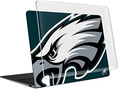 حافظة Skinit + غلاف متوافق مع جهاز MacBook Air 13in (2020) - تصميم شعار كبير مرخص رسميًا من NFL Philadelphia Eagles in Saudi Arabia