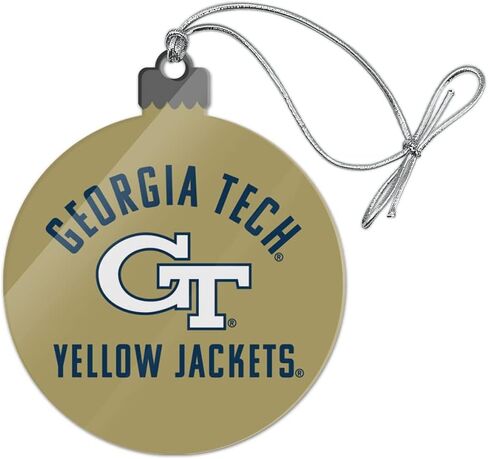 GRAPHICS & MORE Georgia Tech Yellow Jackets Acrylic Christmas Tree Holiday Ornament in Saudi Arabia