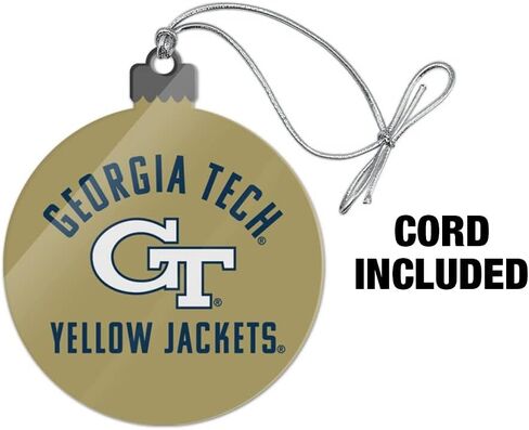 GRAPHICS & MORE Georgia Tech Yellow Jackets Acrylic Christmas Tree Holiday Ornament in Saudi Arabia