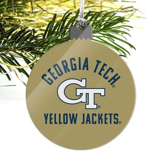 GRAPHICS & MORE Georgia Tech Yellow Jackets Acrylic Christmas Tree Holiday Ornament in Saudi Arabia