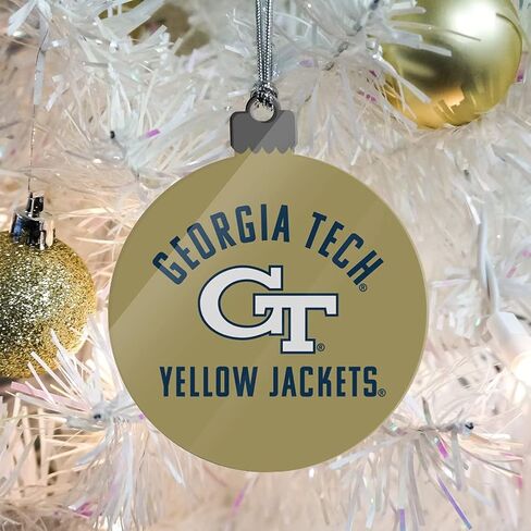 GRAPHICS & MORE Georgia Tech Yellow Jackets Acrylic Christmas Tree Holiday Ornament in Saudi Arabia