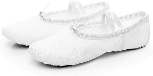 Women's Ballet Shoes Portable Adult Dance Shoes Stretch Canvas Flat Dance Practice Shoe for Women in Saudi Arabia