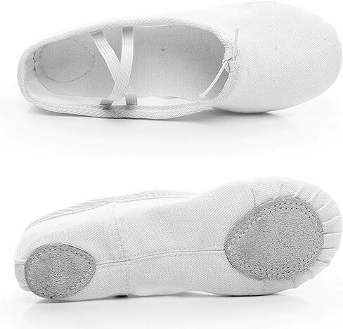 Women's Ballet Shoes Portable Adult Dance Shoes Stretch Canvas Flat Dance Practice Shoe for Women in Saudi Arabia