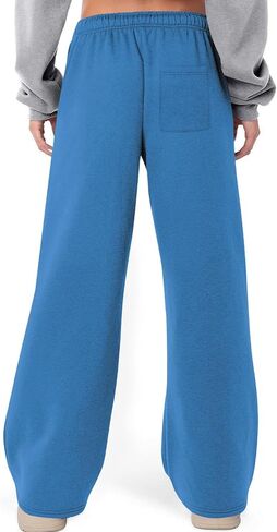Womens Wide Leg Sweatpants High Waisted Drawstring Baggy Pants Casual Loose Fit Comfy Athletic Trousers with Pockets in Saudi Arabia
