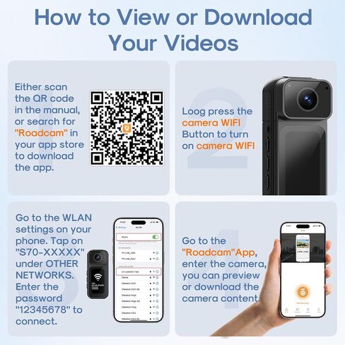 Mini Body Camera 128G with 1.47inch LCD Screen, 2.7K Thumb Size Action Body Cam with Audio&Video Thumb Hands Free POV Recording, Mount Free, Magnetic Sport DV for Bike Cycling Vlogging Pet Walk Swim in Saudi Arabia