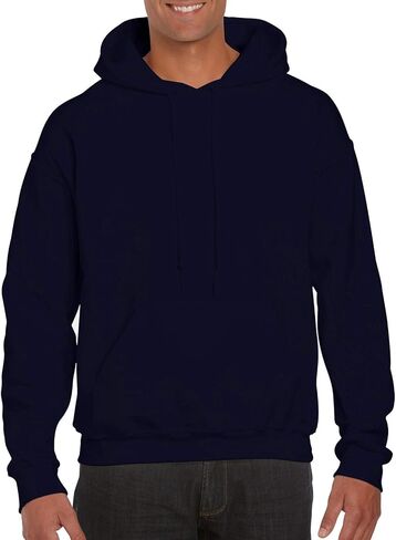Fashion Gildan 12500 Hooded Sweatshirt Navy X-Large in Saudi Arabia