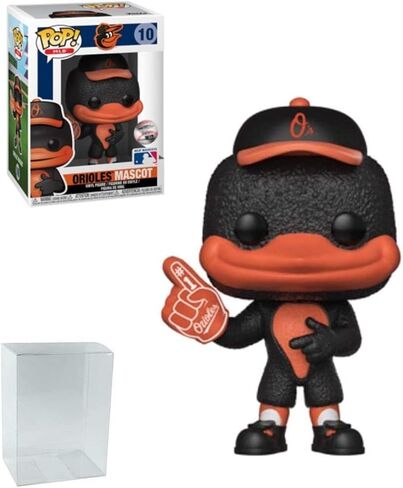 POP! Sports MLB Mascots Baltimore Orioles, The Orioles Bird #10 Action Figure (Bundled with Pop Box Protector to Protect Display Box) in Kuwait
