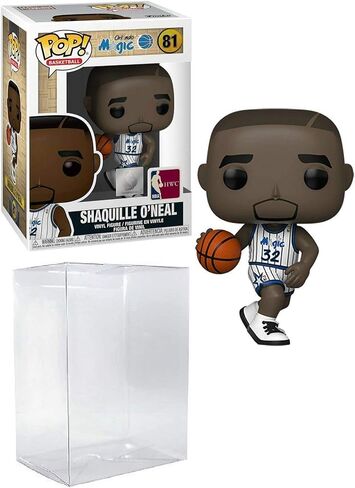 شاكيل أونيل أورلاندو ماجيك هوم جيرسي رقم 81 شخصية البوب ​​الرياضية NBA Legends Action (مرفقة مع واقي Ecotek Pop لحماية صندوق العرض) in Saudi Arabia