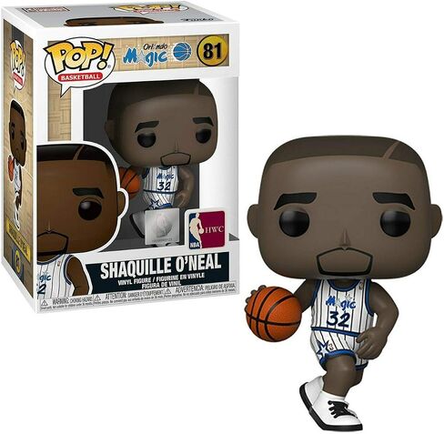 شاكيل أونيل أورلاندو ماجيك هوم جيرسي رقم 81 شخصية البوب ​​الرياضية NBA Legends Action (مرفقة مع واقي Ecotek Pop لحماية صندوق العرض) in Saudi Arabia
