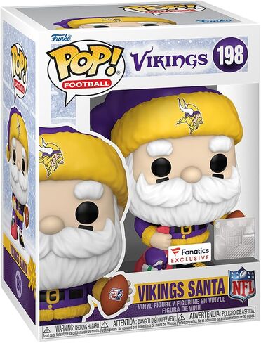 Funko Santa Claus (Minnesota Vikings) NFL Holiday Pop! in Saudi Arabia