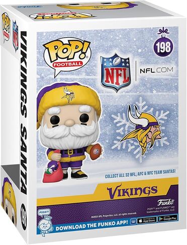 Funko Santa Claus (Minnesota Vikings) NFL Holiday Pop! in Saudi Arabia