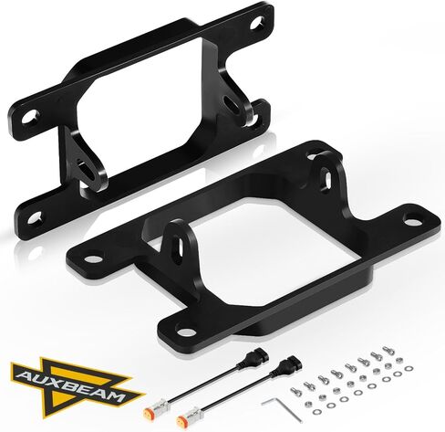 دعامات تثبيت مصابيح الضباب من سلسلة Auxbeam Color Play لسيارة Ford Honda Nissan Subaru Acura، مجموعة تركيب أضواء الطرق الوعرة، زوج، (المصابيح غير متضمنة) in Saudi Arabia