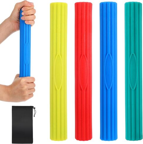 4PCS Flex Therapy Bars, Tennis Elbow Therapy Bar, Physical Resistance Bar for Golfers Elbow Tendinitis Wrist Forearms Pain Relieve, Twist Bars Hand Strengthening Devices to Improve Grip in Saudi Arabia