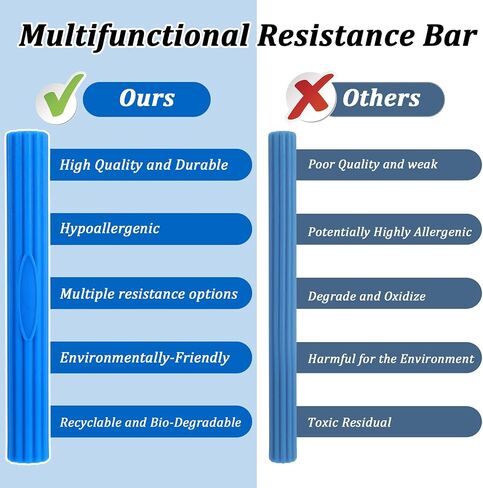 4PCS Flex Therapy Bars, Tennis Elbow Therapy Bar, Physical Resistance Bar for Golfers Elbow Tendinitis Wrist Forearms Pain Relieve, Twist Bars Hand Strengthening Devices to Improve Grip in Saudi Arabia