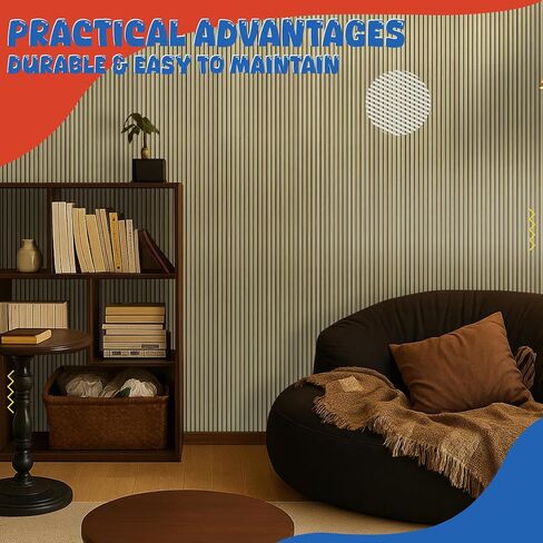 4 Pack Large Acoustic Panels,47.2"X 23.6"Acoustical Wall Panels,Self-Adhesive Sound Proof Panels for Walls,Acoustic Treatment for Recording Studio,Home&Office (Natural Oak) in Saudi Arabia