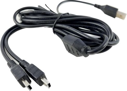 كابل مقسم OMNIHIL 10FT-MINI-USB متوافق مع Roland R-05 Wave in Saudi Arabia