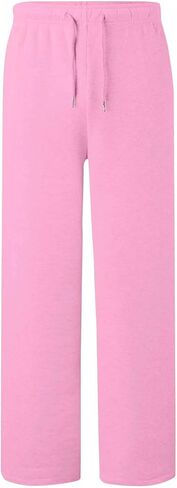 Wide Leg Sweatpants for Women Elastic Waistband Drawstring Pant Casual Classic Fit Comfy Trendy Trousers with Pockets in Saudi Arabia