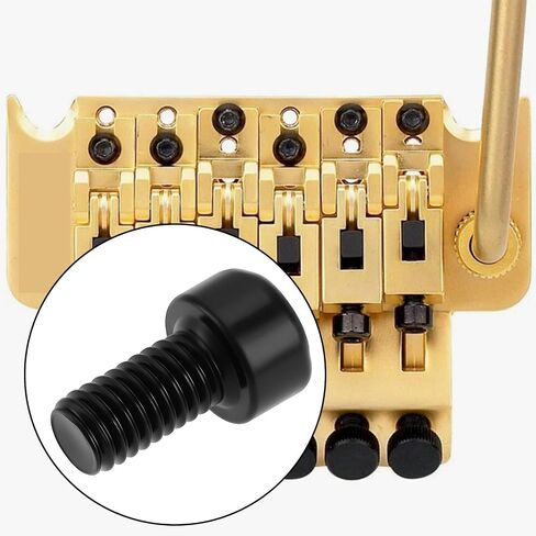 10 قطعة M3x6mm جيتار تريمولو مشبك قفل براغي متوافقة مع فلويد روز (أسود) in Kuwait