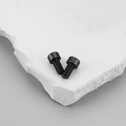 10 قطعة M3x6mm جيتار تريمولو مشبك قفل براغي متوافقة مع فلويد روز (أسود) in Kuwait