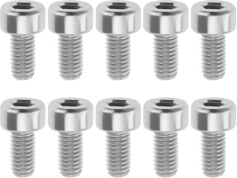 10 قطعة M3x6mm جيتار تريمولو مشبك قفل براغي متوافقة مع فلويد روز (أسود) in Saudi Arabia