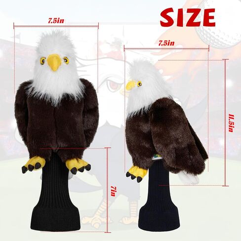 Funny Golf Driver Head Gover, Animal Golf Club Cover Ultra Premium Plush Tour Quality Driver Headcover for Men Women in Saudi Arabia