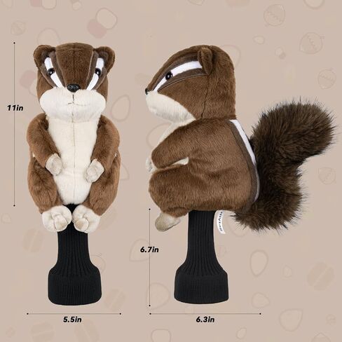 Funny Golf Driver Head Gover, Animal Golf Club Cover Ultra Premium Plush Tour Quality Driver Headcover for Men Women in Saudi Arabia