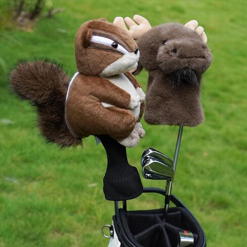 Funny Golf Driver Head Gover, Animal Golf Club Cover Ultra Premium Plush Tour Quality Driver Headcover for Men Women in Saudi Arabia