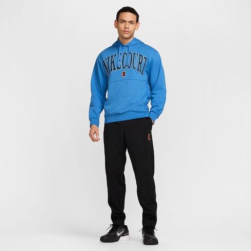 NikeCourt Heritage Men's Dri-FIT Fleece Tennis Hoodie (FQ2093-402, Star Blue/Armory Navy/Psychic Blue) in Saudi Arabia