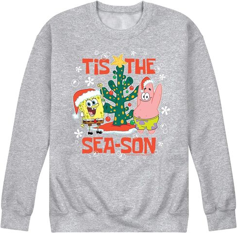 HYBRID APPAREL - SpongeBob SquarePants - Tis The Season - بلوفر صوف للرجال برقبة دائرية in Kuwait
