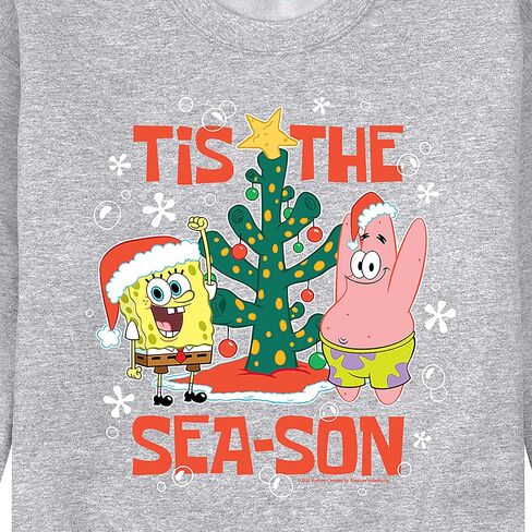 HYBRID APPAREL - SpongeBob SquarePants - Tis The Season - بلوفر صوف للرجال برقبة دائرية in Kuwait