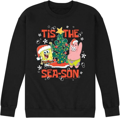 HYBRID APPAREL - SpongeBob SquarePants - Tis The Season - بلوفر صوف للرجال برقبة دائرية in Kuwait