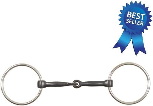 Schneiders O-Ring Horse Snaffle 7/16" Sweet Iron| Ideal for Bending and Balance Training | Traditional O-Ring Style | Stainless Steel Rings | 5" Mouthpiece, 7/16" Diameter in Saudi Arabia