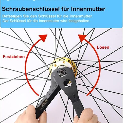 Bicycle Cone Thin Wrench Set for Bicycle Wheel Hubs - Professional Slim Spanner for Tight Hub Cone Nuts & Axle Adjustments on Road & Mountain Bicycle (7PCS Wrench13-14-15-16-17-18-19MM) in Kuwait